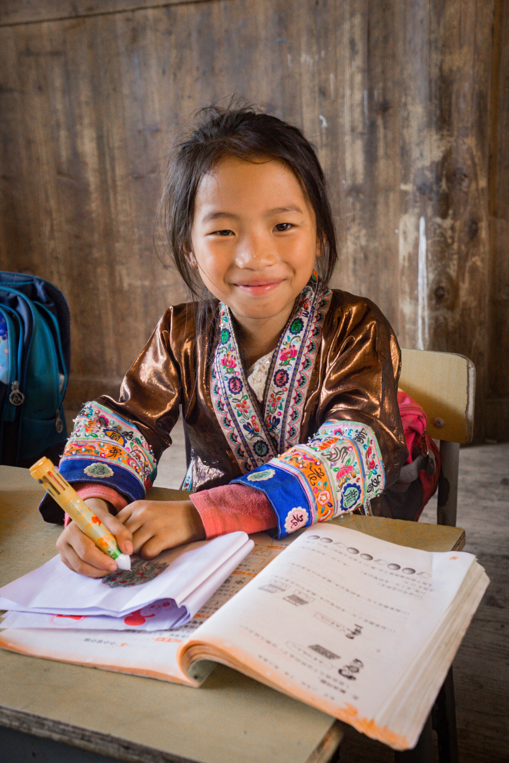 Sourire en classe HD Emmanuelle D